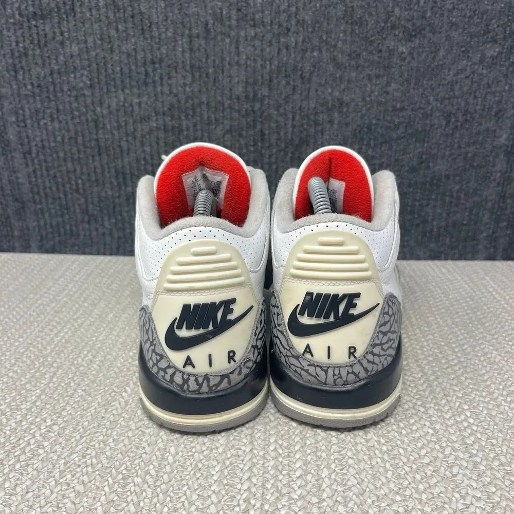 Nike Air Jordan 3 Retro White Cement Reimagined Women’s 7 5.5Y DM0967-100 - Picture 4 of 8